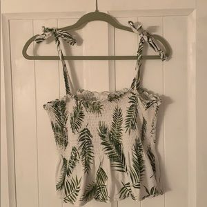 Palm Leaf Top H&M